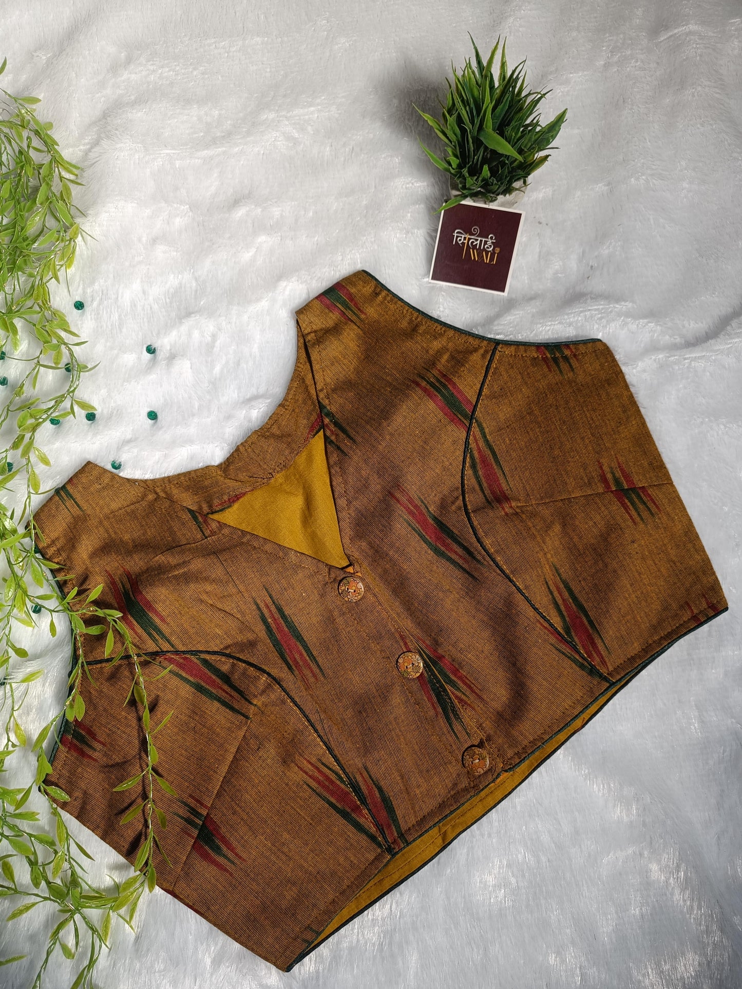 सरसों गेरू इकात